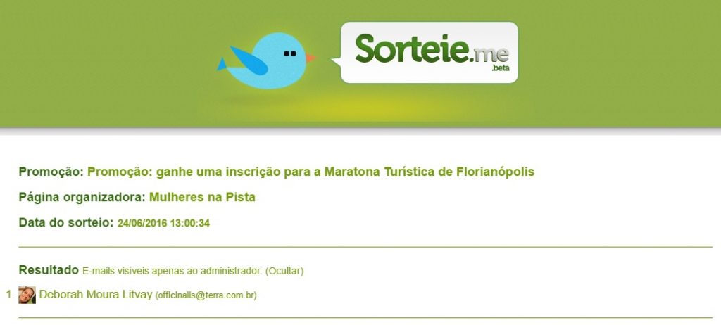 promoção maratona turística de florianópolis