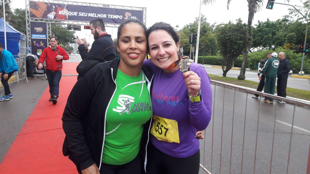 largar correndo e chegar correndo