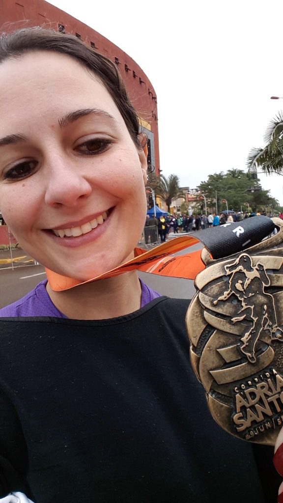 largar correndo e chegar correndo