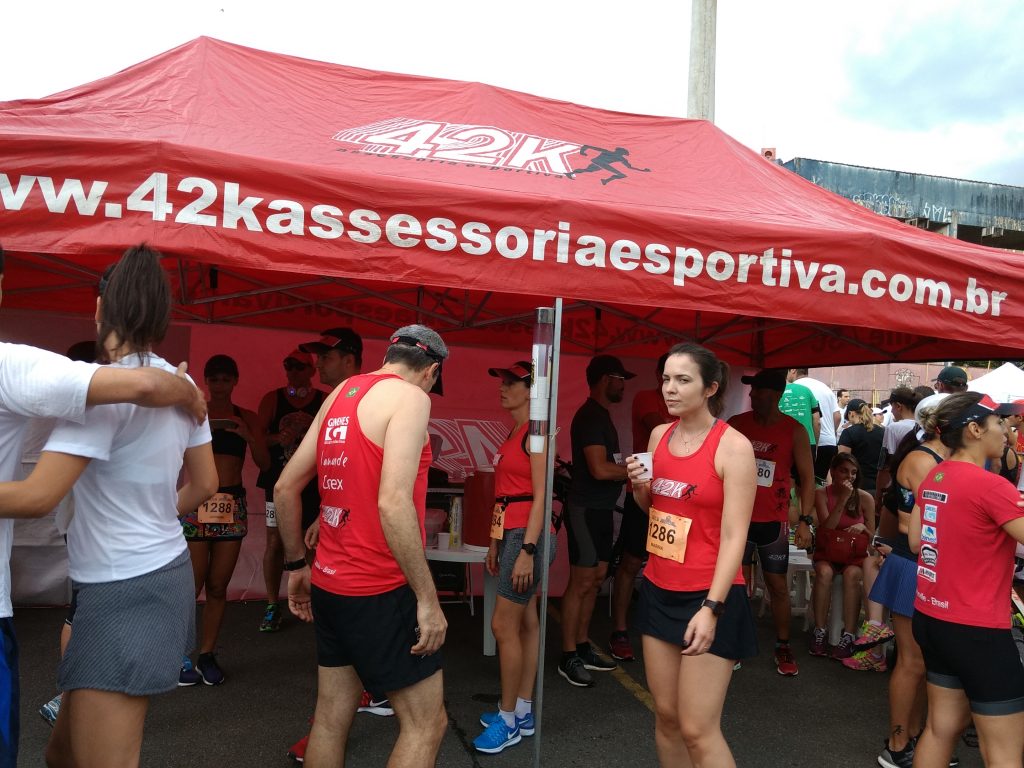 Pessoal da 42 k se preparando para a prova