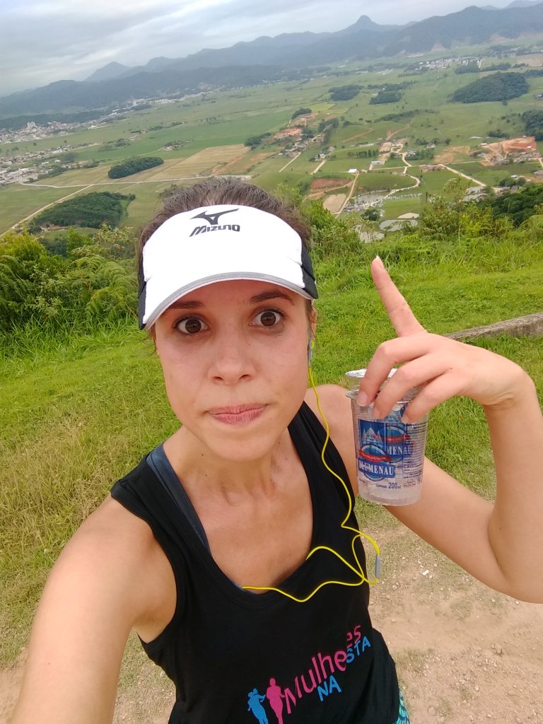 Dá pra ver o local da largada lááá embaixo!