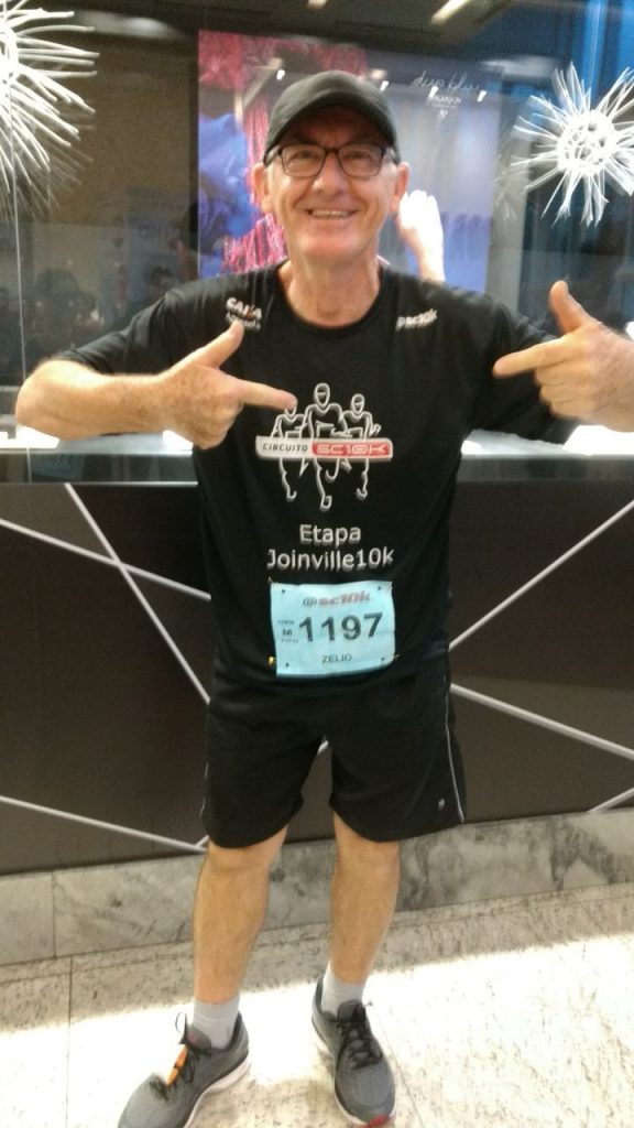 Zélio, o pai da Shica, antes da prova!