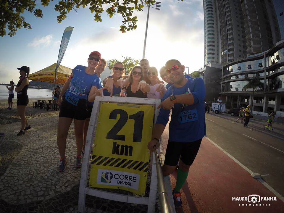 Por mais corridas com amigos, eu voto sim!, por Derlayne Detroz