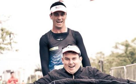 Ação entre amigos para incentivar a corrida