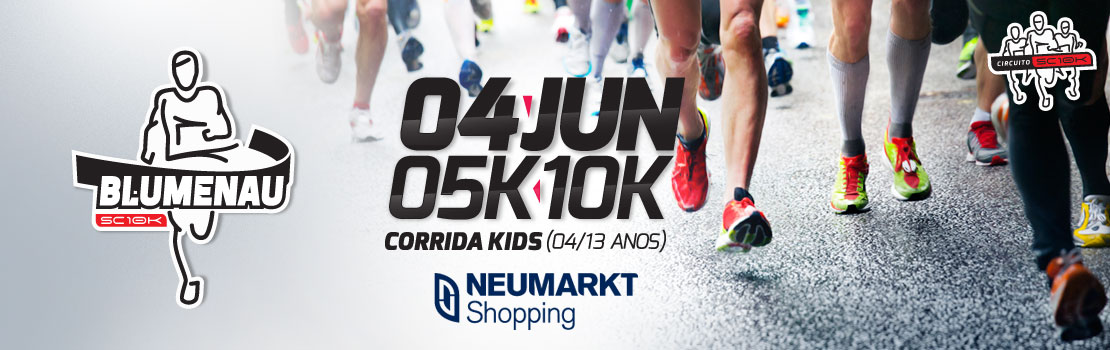 Blumenau10K 2017 está com pré-inscrições abertas! Não perde!