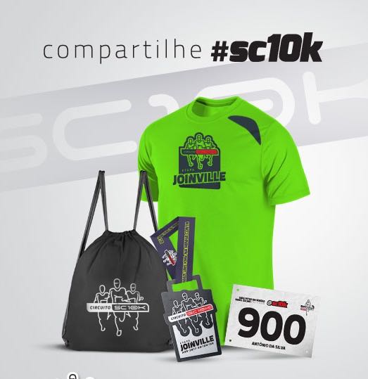 Exclusivo: conheça o kit da Joinville10k 2017