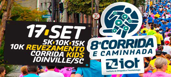 Inscrições para 8a Corrida e Caminhada IOT encerram nesta quinta