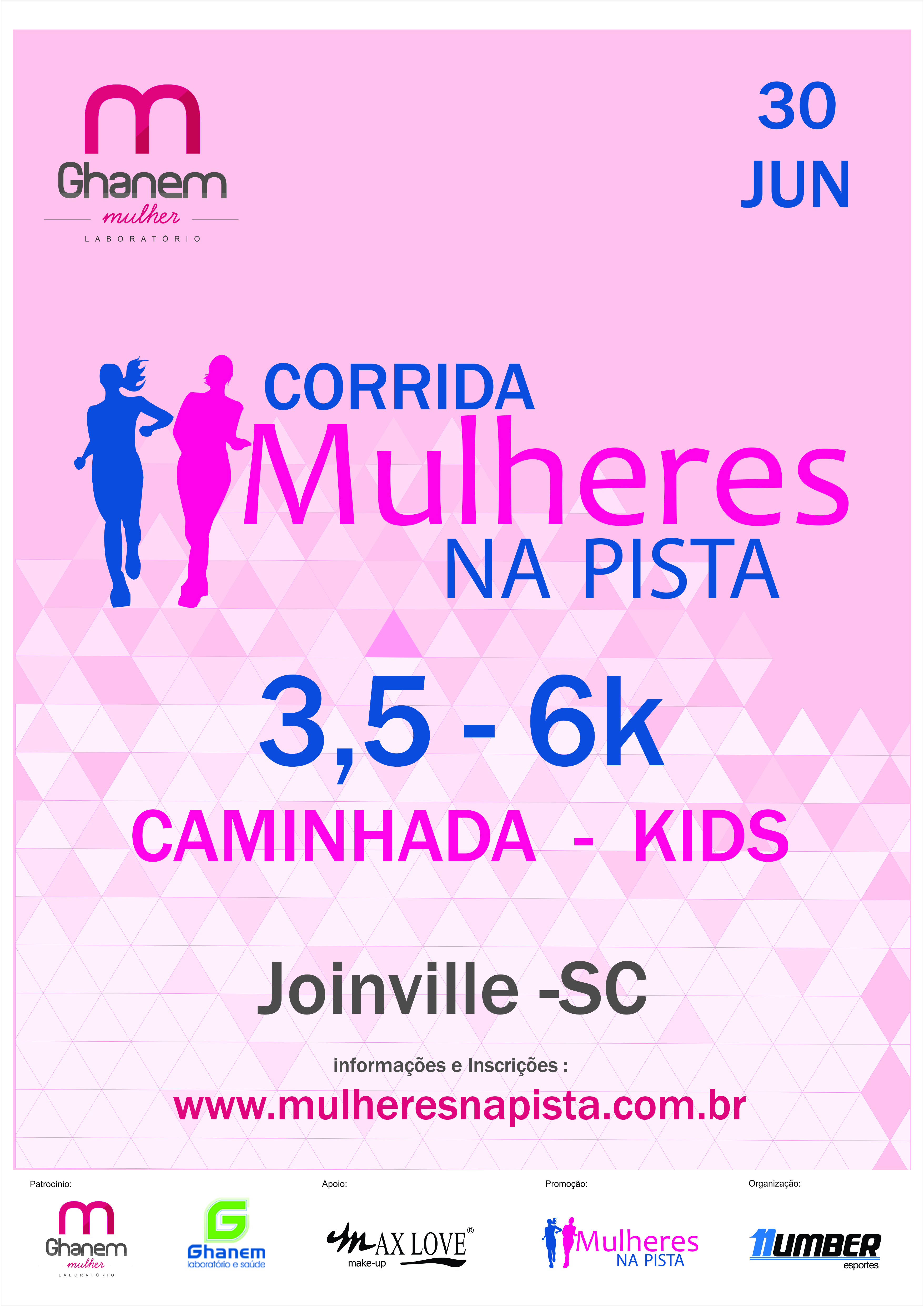 Termina neste domingo a pré-venda das inscrições para a Corrida Mulheres na Pista