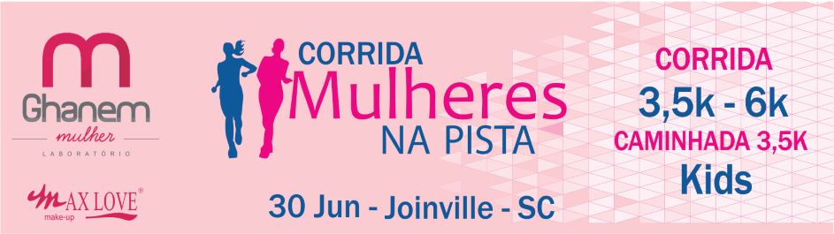 Inscrições para a Corrida Mulheres na Pista em Joinville estão abertas