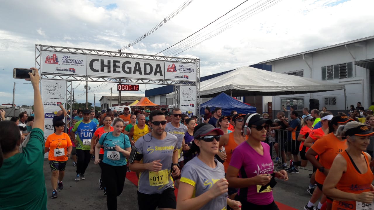 Corrida Cidade de Araquari bate recorde de inscritos