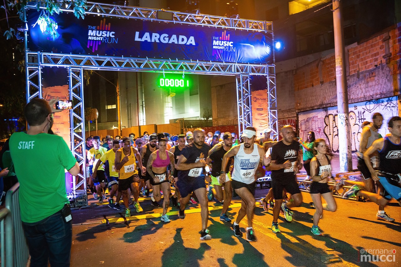 The Music Night Run 2019 reúne quase 3 mil atletas em SP
