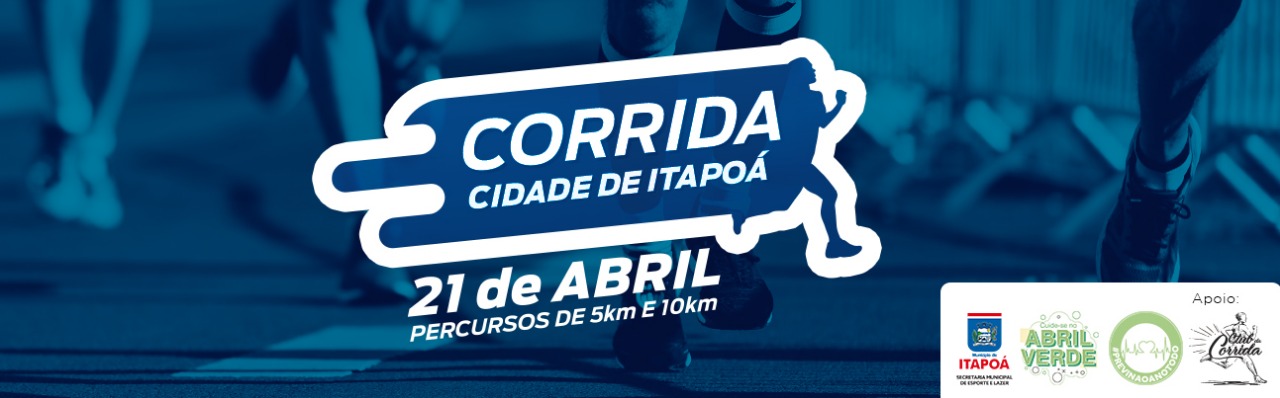 Corrida de rua promove a saúde e o bem-estar em Itapoá, em abril