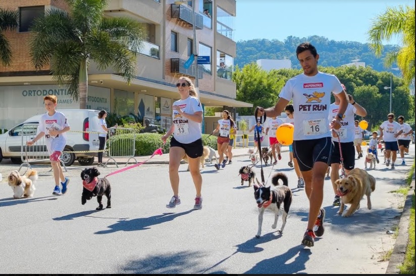 Inscrições para a 4ª Pet Run estão abertas. Evento ocorre neste domingo (5), na Grande Floripa