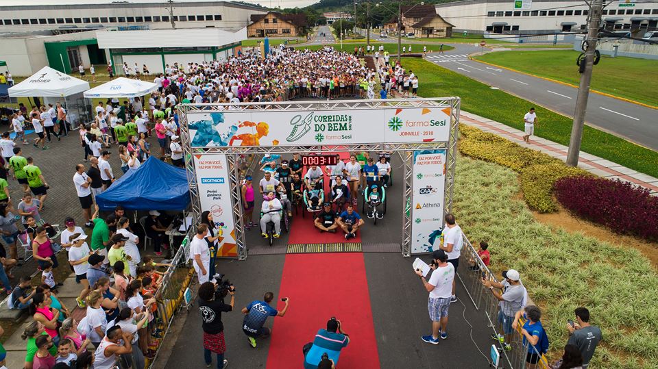 Inscrições para a Corrida do Bem FarmaSESI Joinville terminam nesta terça (30)
