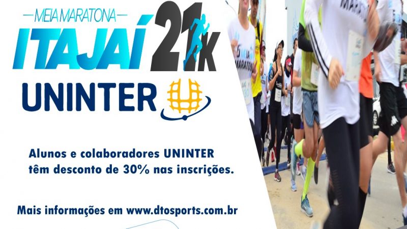 Inscrições para a Meia Maratona Itajaí 21k terminam no dia 13