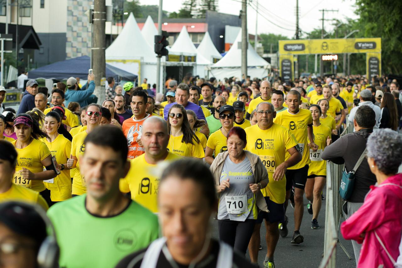 Segunda edição da Corrida do Lacre Amigo registra mais do que o dobro de inscritos em Joinville