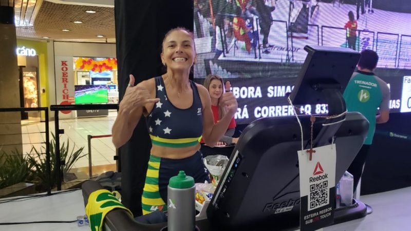 Diário de bordo – Débora Simas e a tentativa da quebra de recorde mundial de corrida em esteira por 7 dias