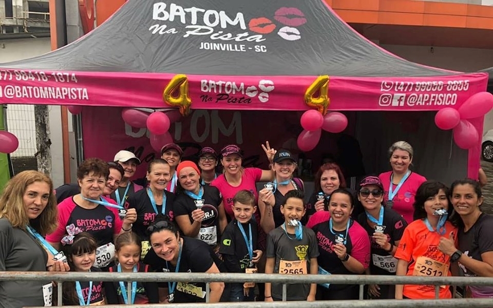 Grupo de Corrida Batom na Pista completa 4 anos