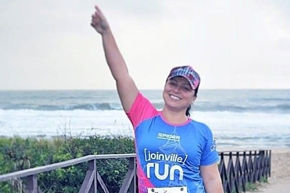Técnica em radiologia Gilmara ajudou a criar o Joinville Run