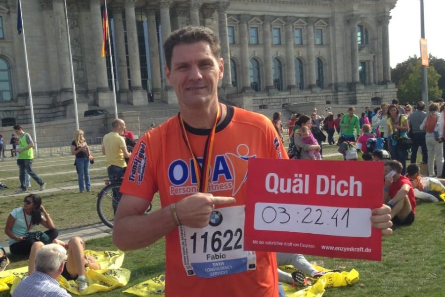 Advogado Fábio Girolla é um dos raros maratonistas brasileiros que conquistou as “Six Majors”