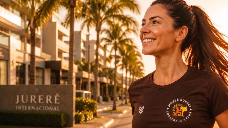 Corrida, vinho e pôr do sol: Jurerê ganha prova que mistura esporte e experiência