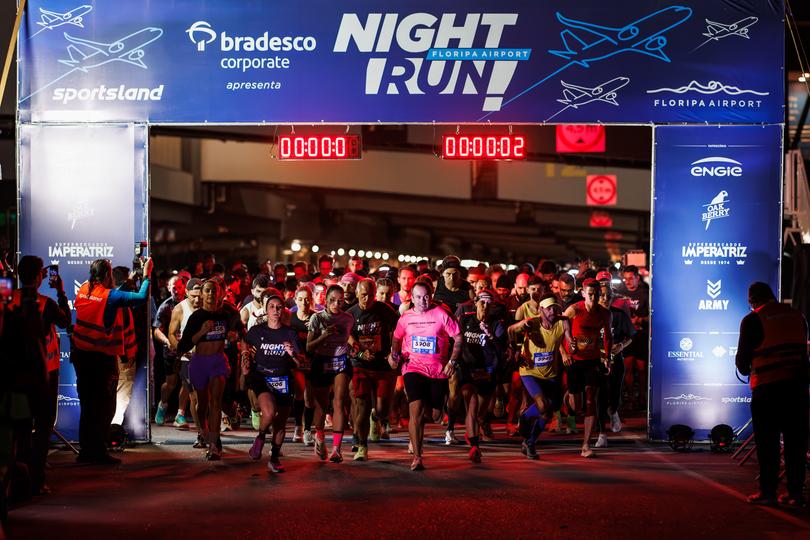 Night Run Floripa Airport transforma pista do aeroporto em cenário de corrida